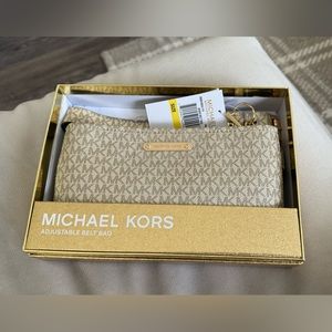 Michael Kors Gold Belt Bag